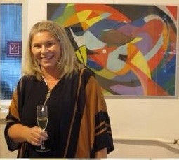 A photo from opening night at Galleria Fogga in september, Helsinki, Finland.